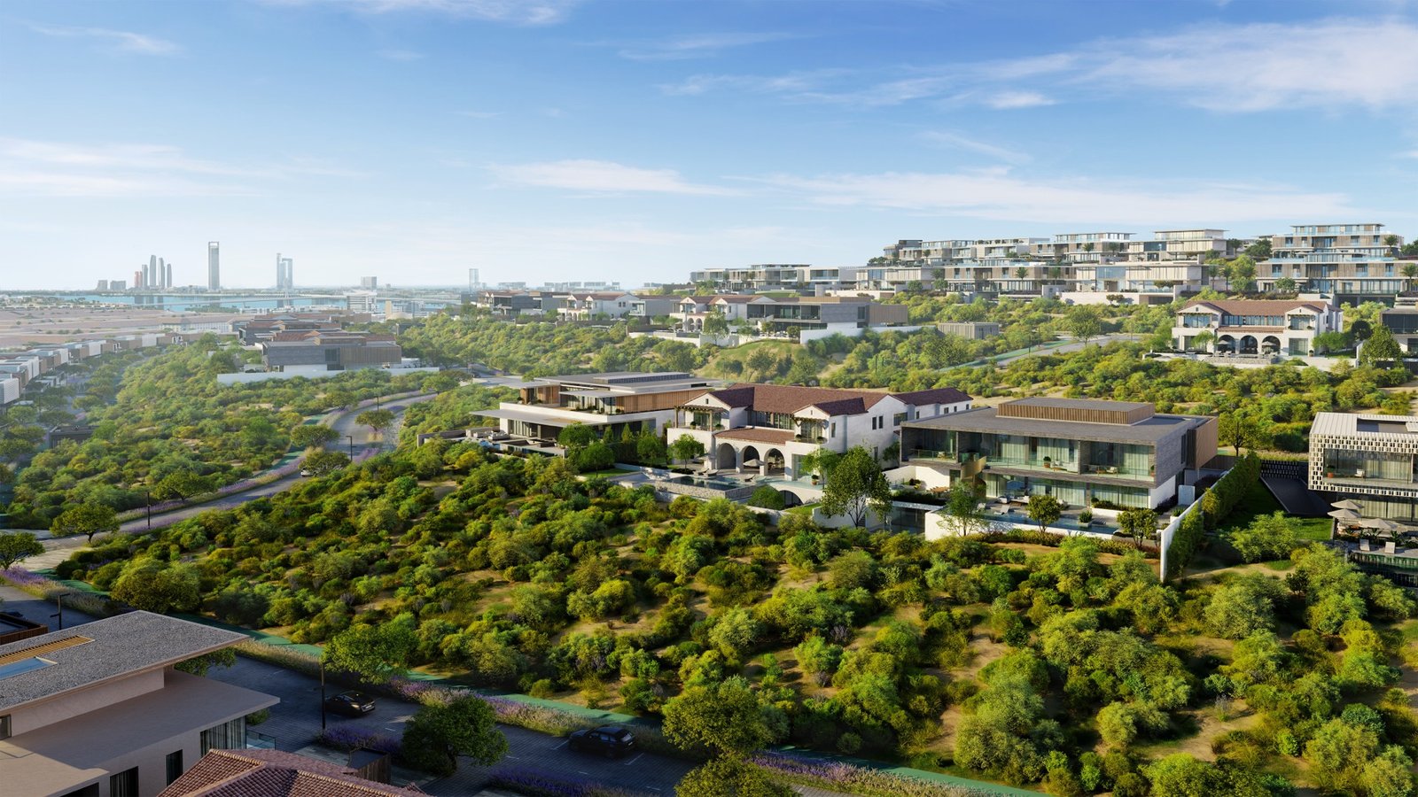 Nawayef landscaped hillside community